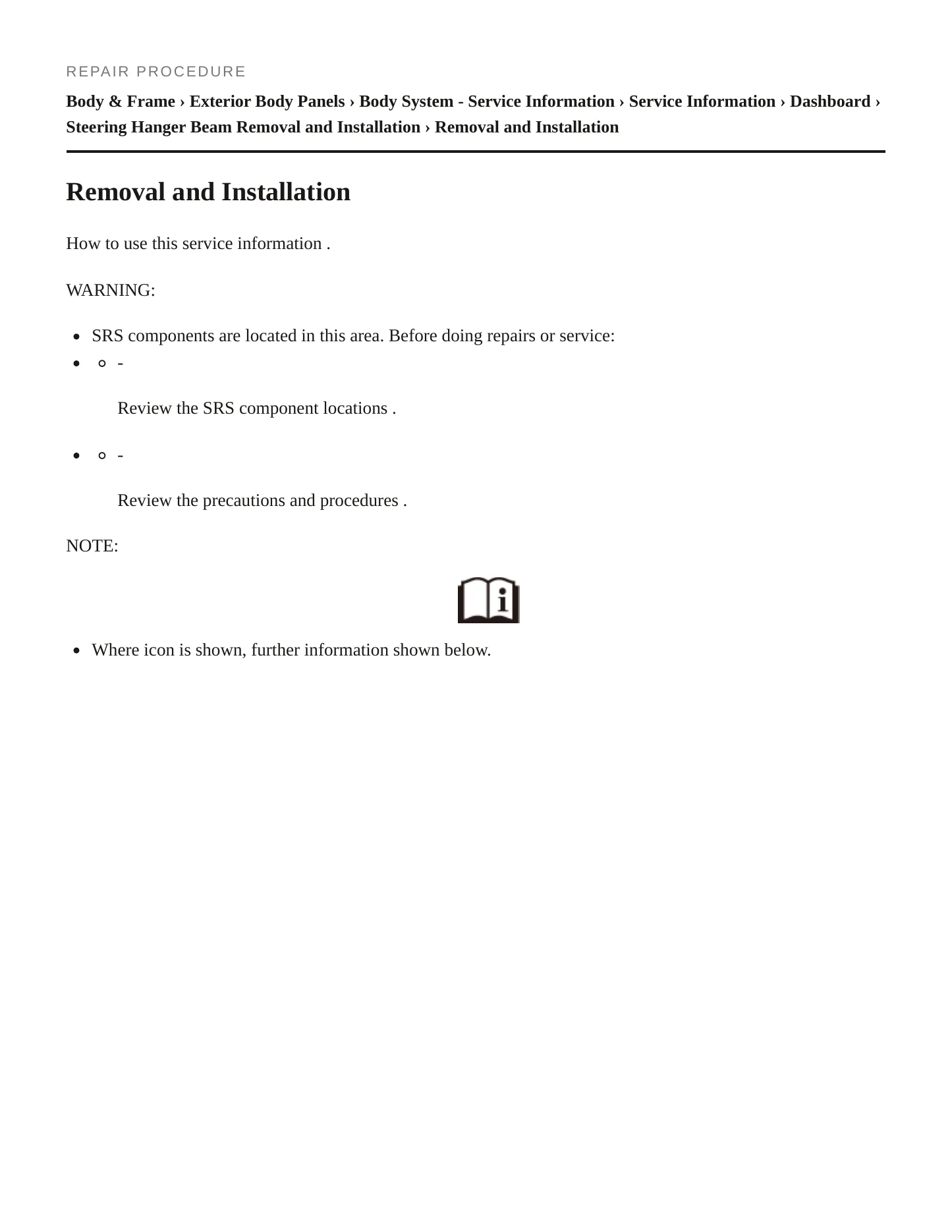 2023 Acura Integra Service and Repair Manual preview page 3