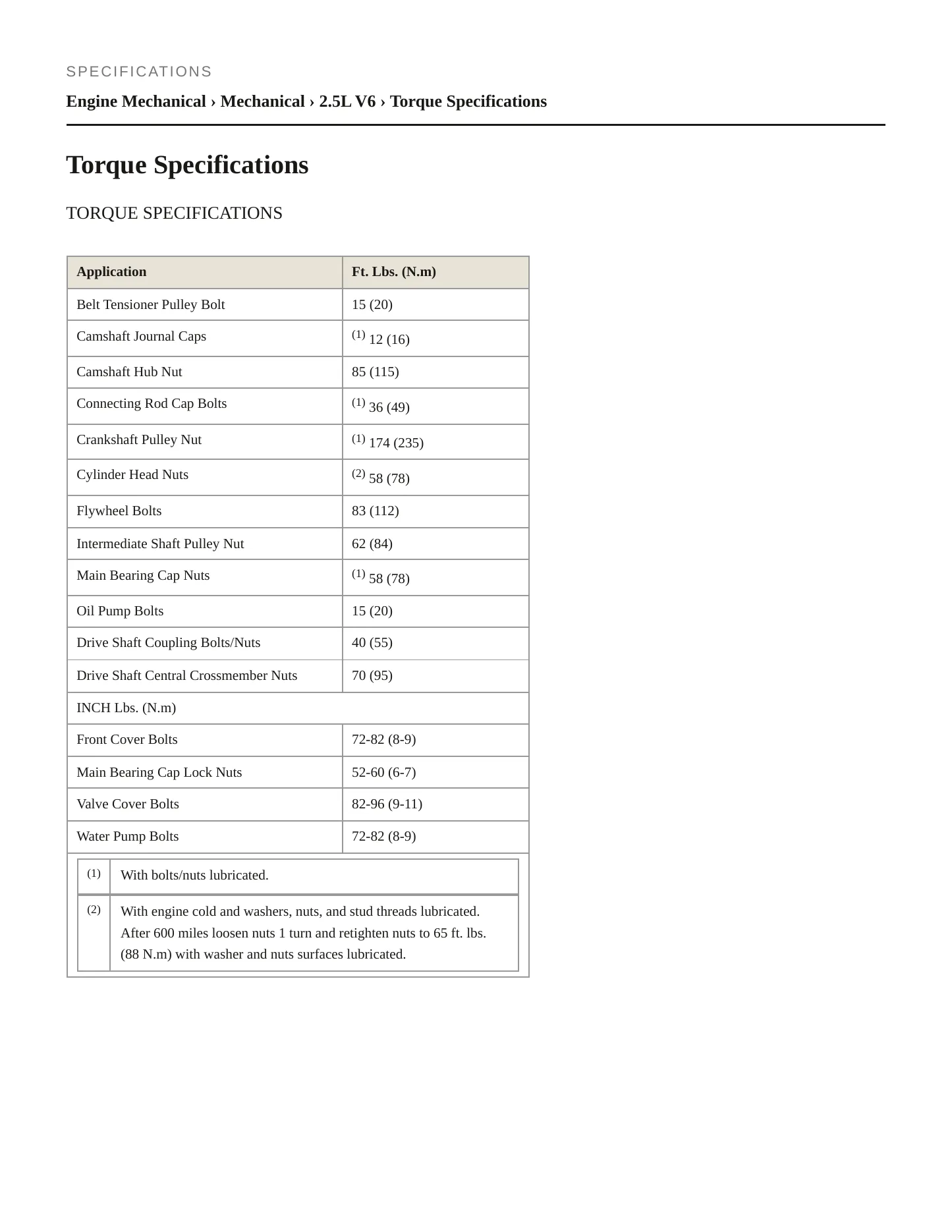 1987 Alfa Romeo Milano service manual page 2