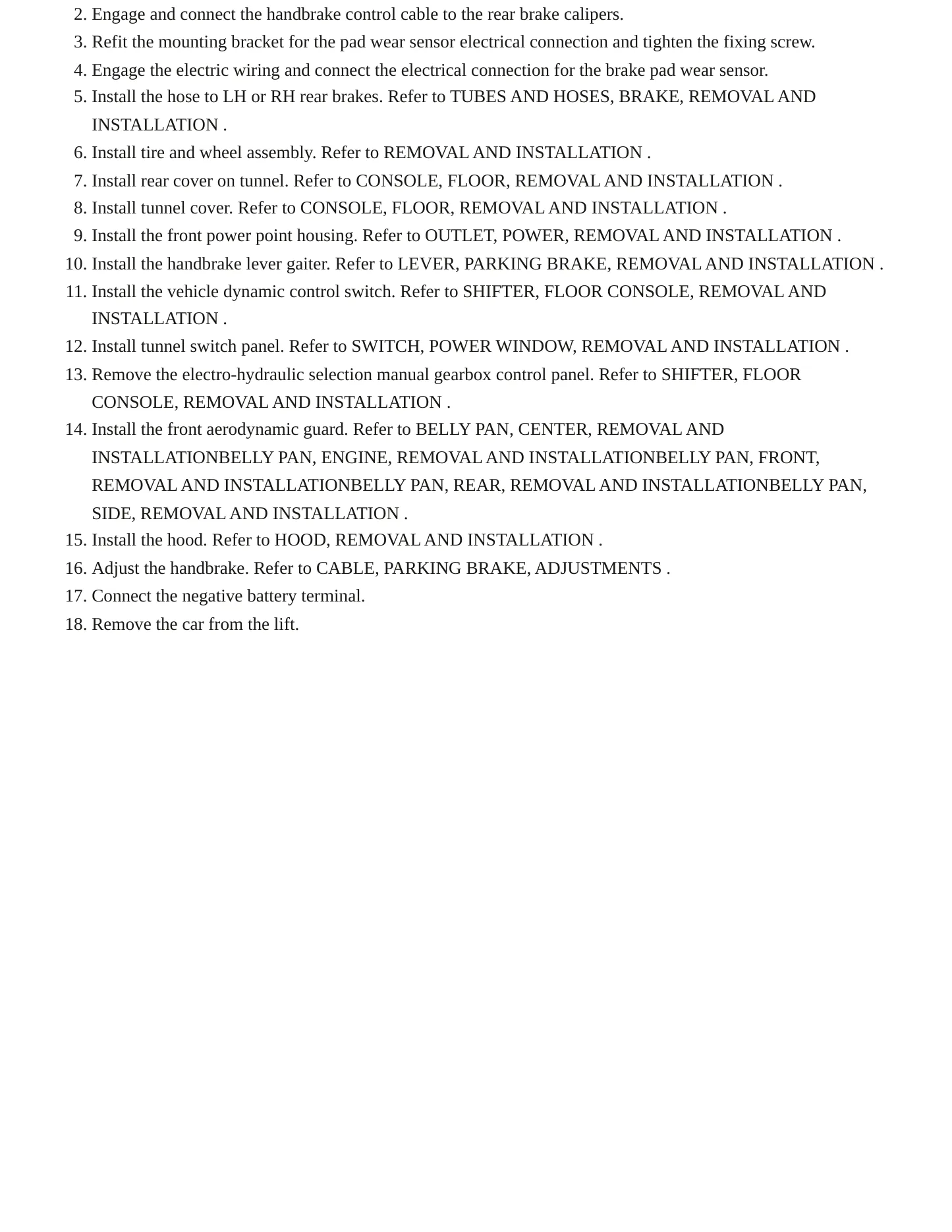 2018 Alfa Romeo 4C Service and Repair Manual preview page 6