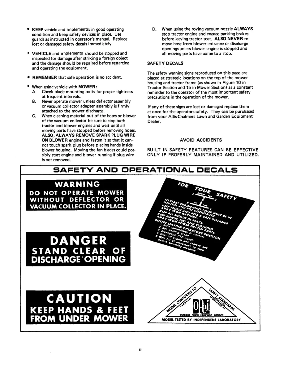 Allis Chalmers B-112 Tractor Parts Manual preview page 4