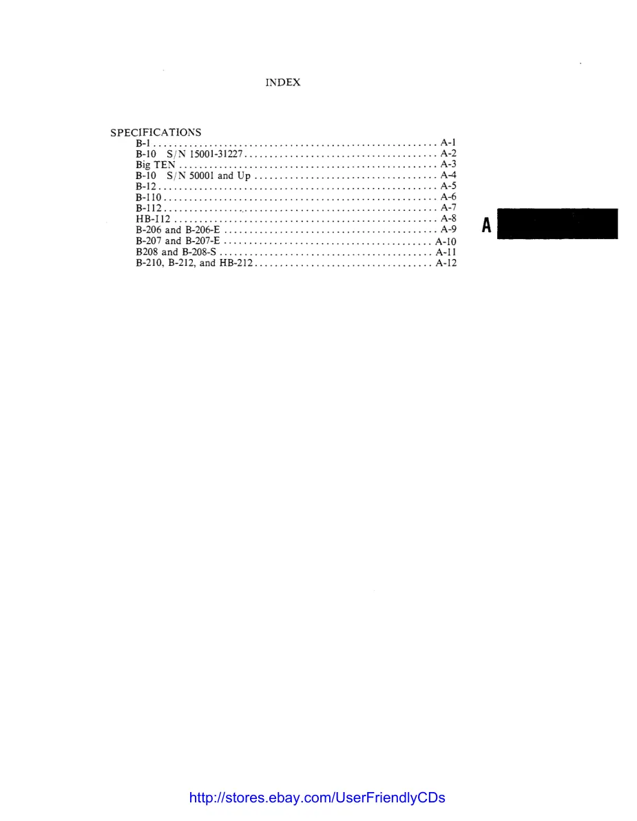 Allis Chalmers B110 B-110 AC Tractor & Attachments Service & Repair Manual preview page 6