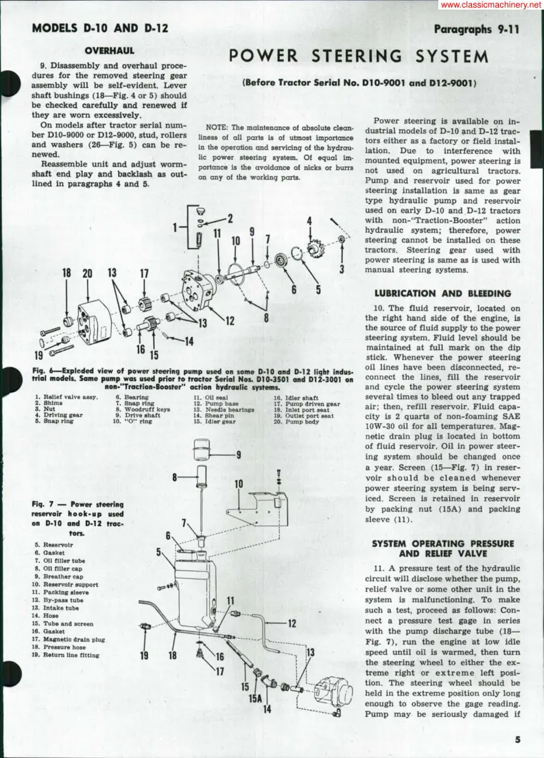 Allis Chalmers D10 Series III D12 Tractor Service & Repair Manual preview page 4