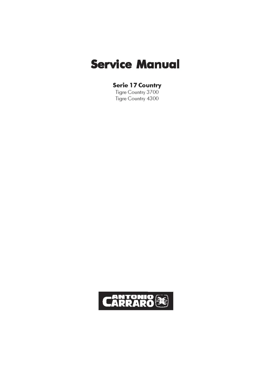 Antonio Carraro Tigre Country 3700 Tractor Service & Repair Manual preview page 2