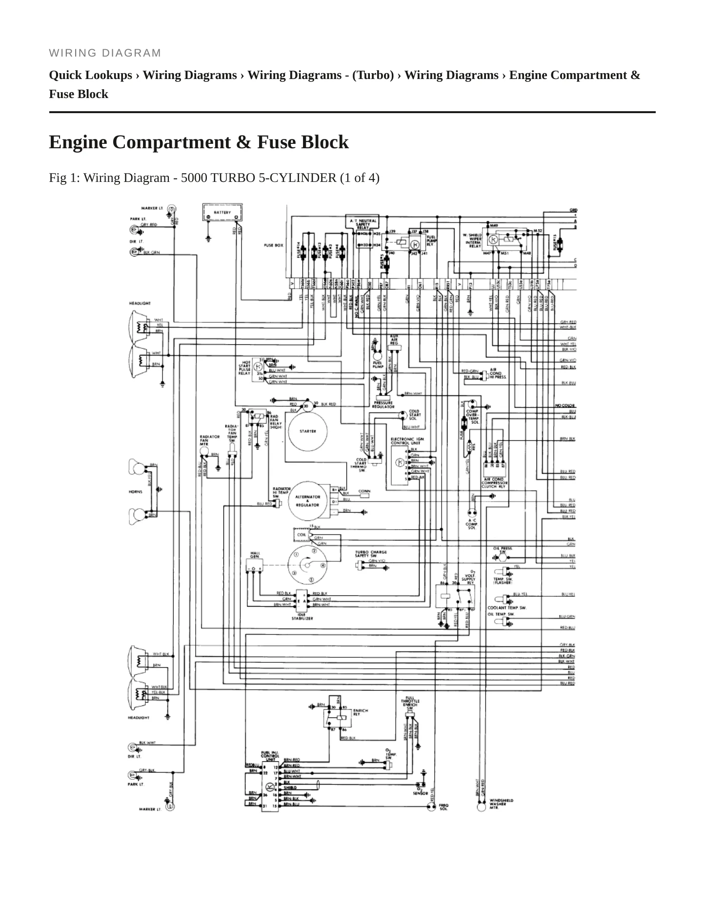 1982 Audi 5000 Service and Repair Manual preview page 4