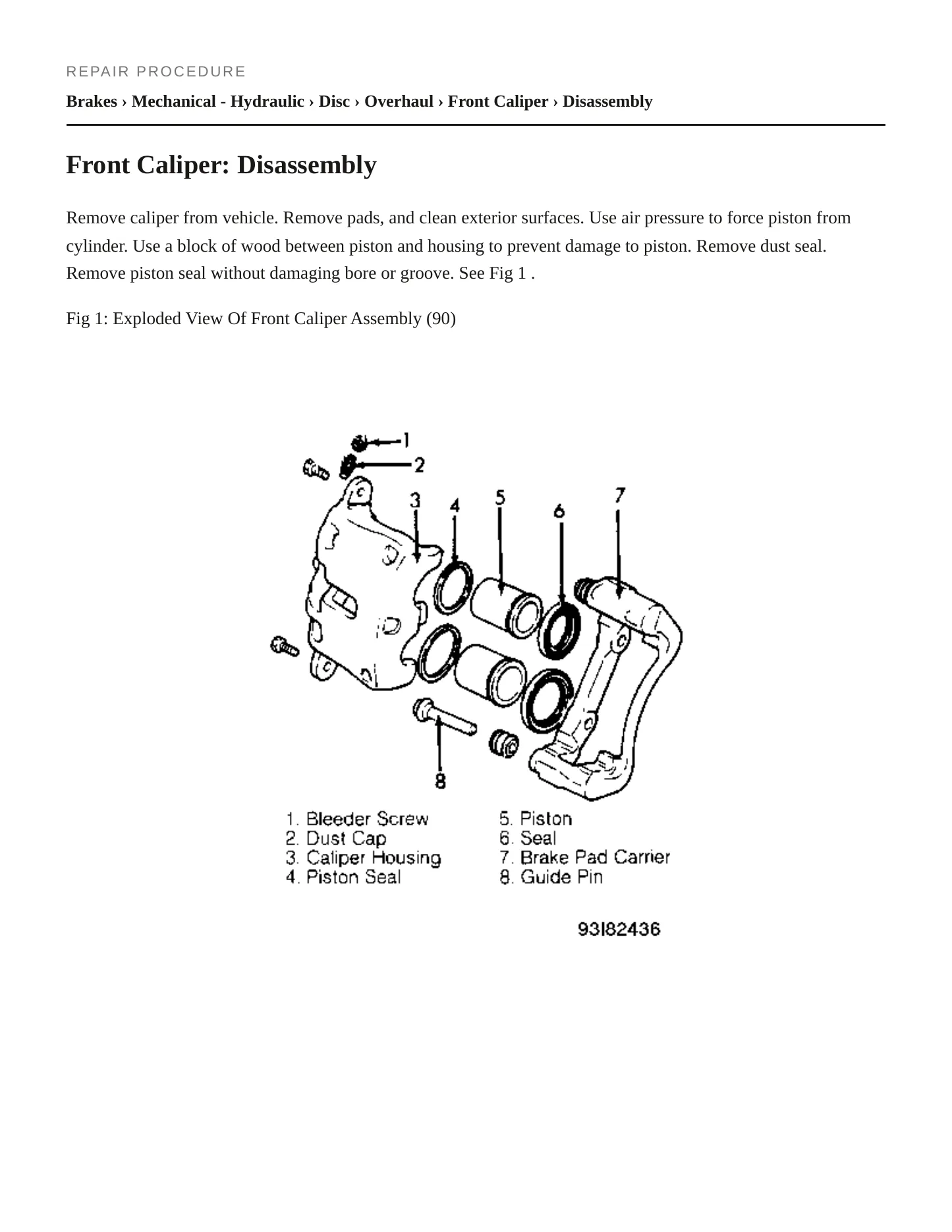 1994 Audi 90 Service and Repair Manual preview page 3