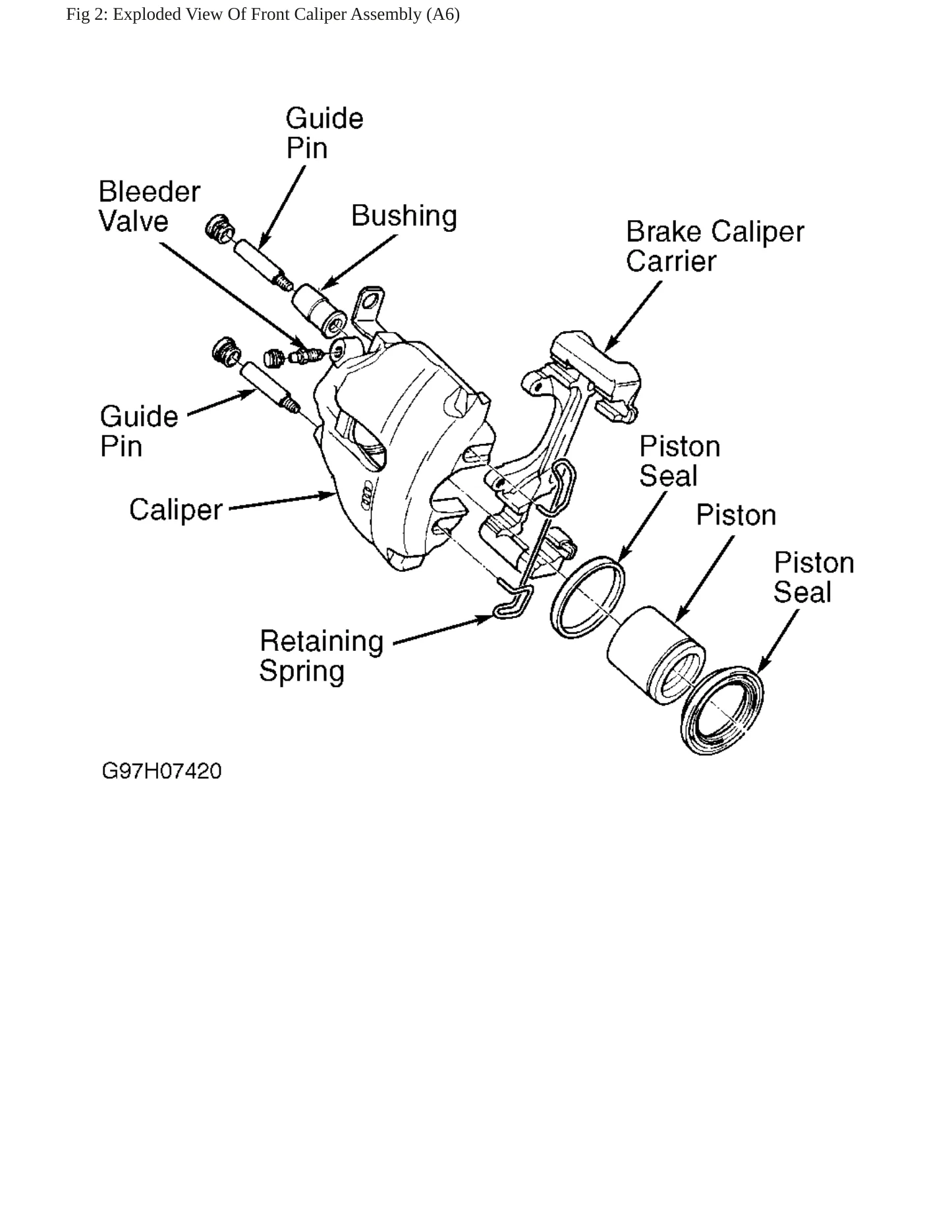 1997 Audi Cabriolet Service and Repair Manual preview page 5