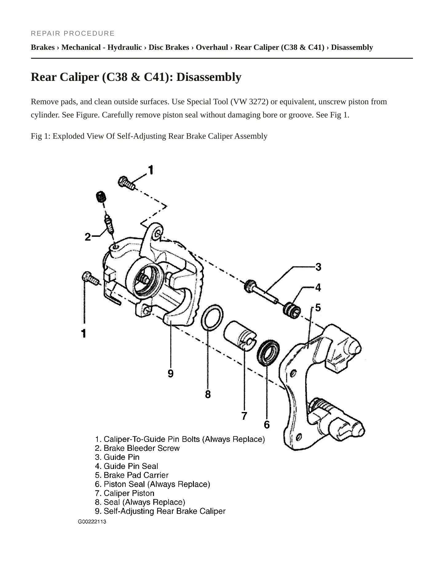 2000 Audi TT Quattro Service and Repair Manual preview page 5