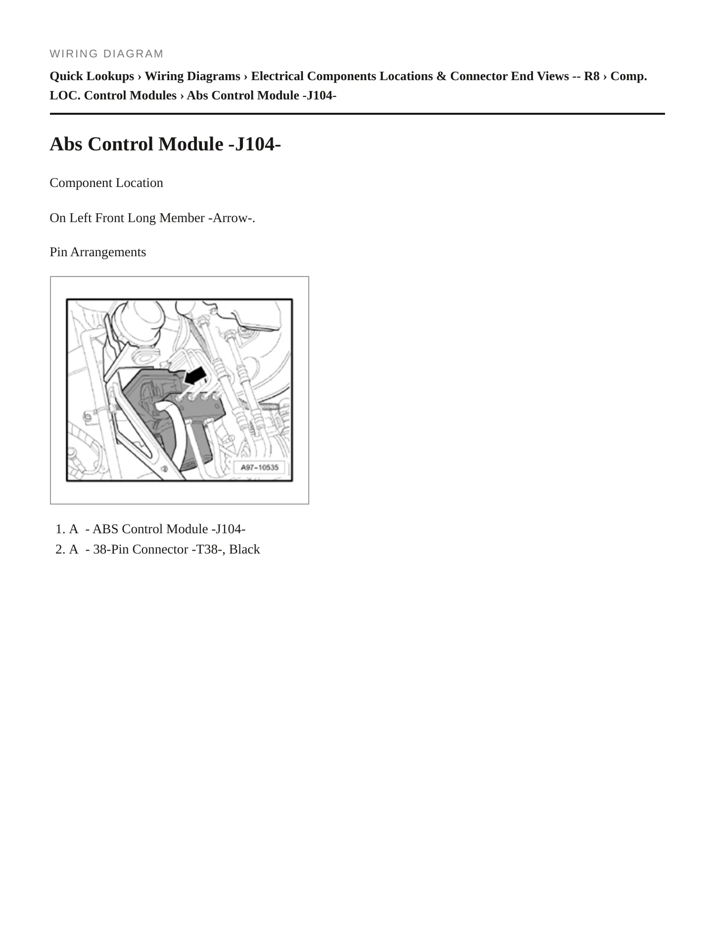 2012 Audi R8 Service and Repair Manual preview page 6