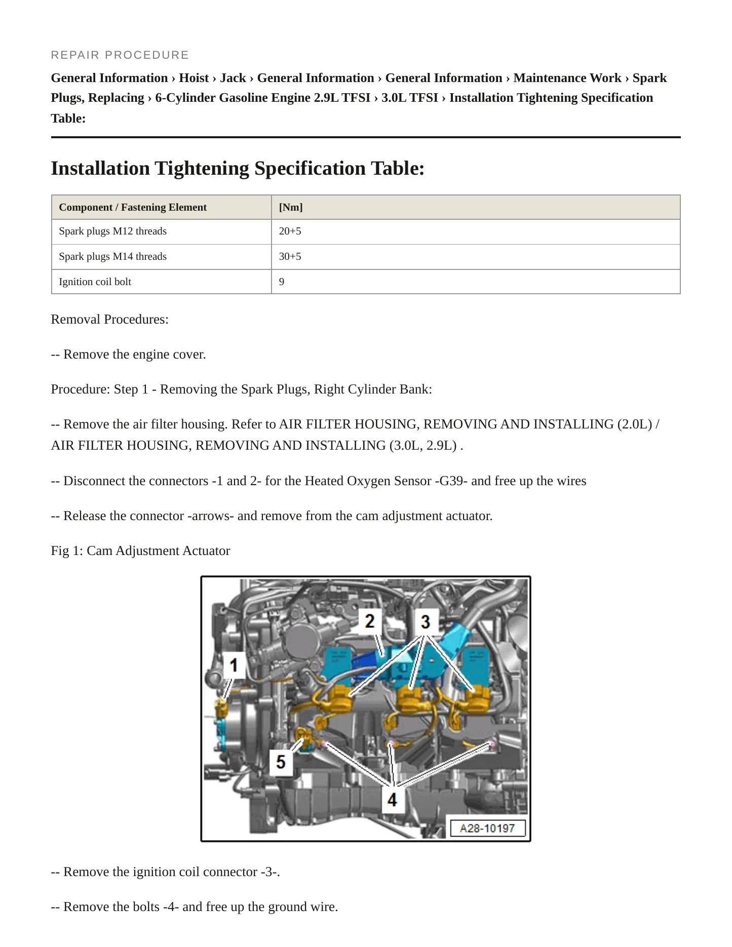 2019 Audi A5 Sportback Service and Repair Manual preview page 4