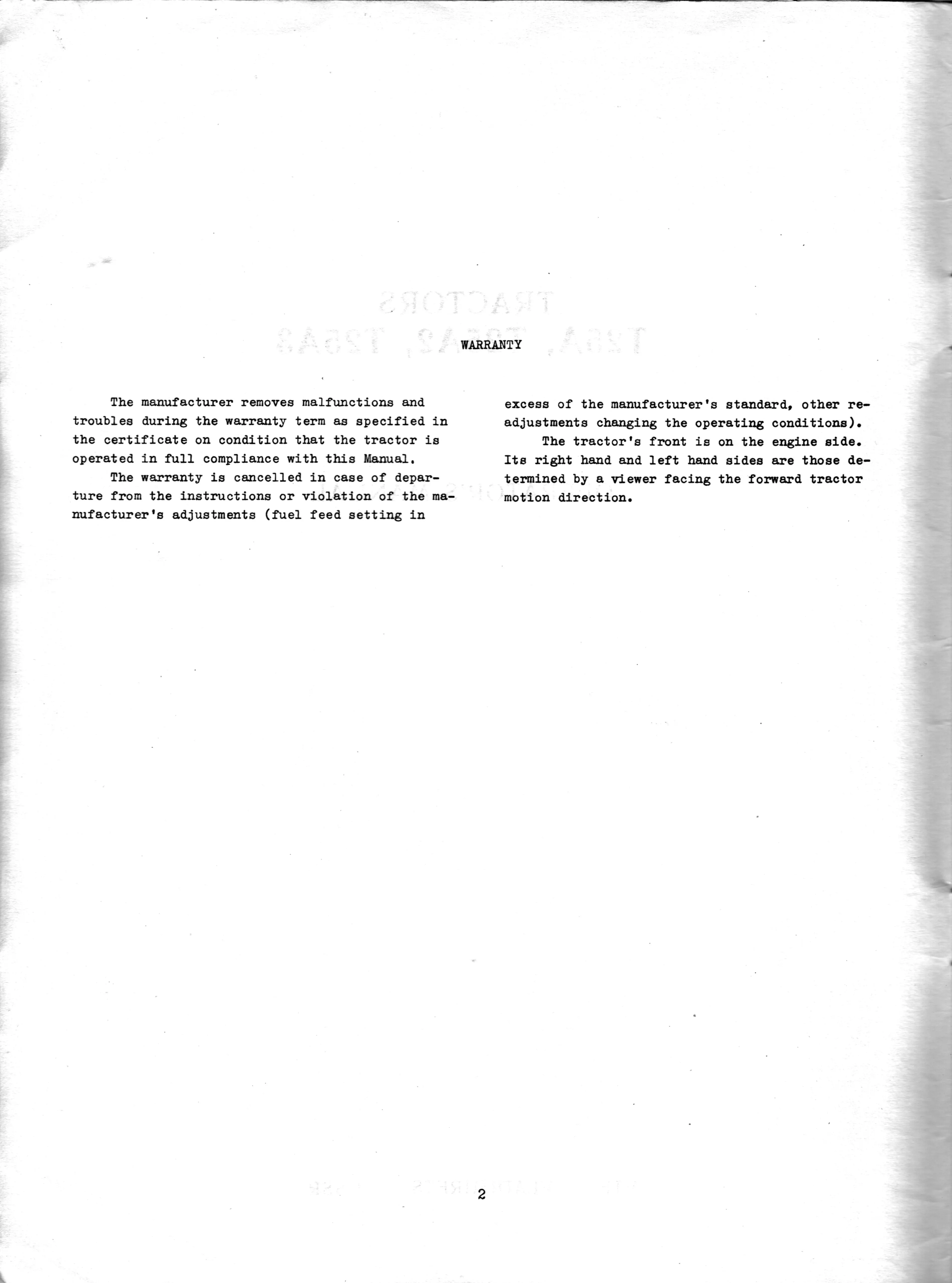 Belarus MTZ T25 T25A2 T25A3 Tractor Parts Manual preview page 5