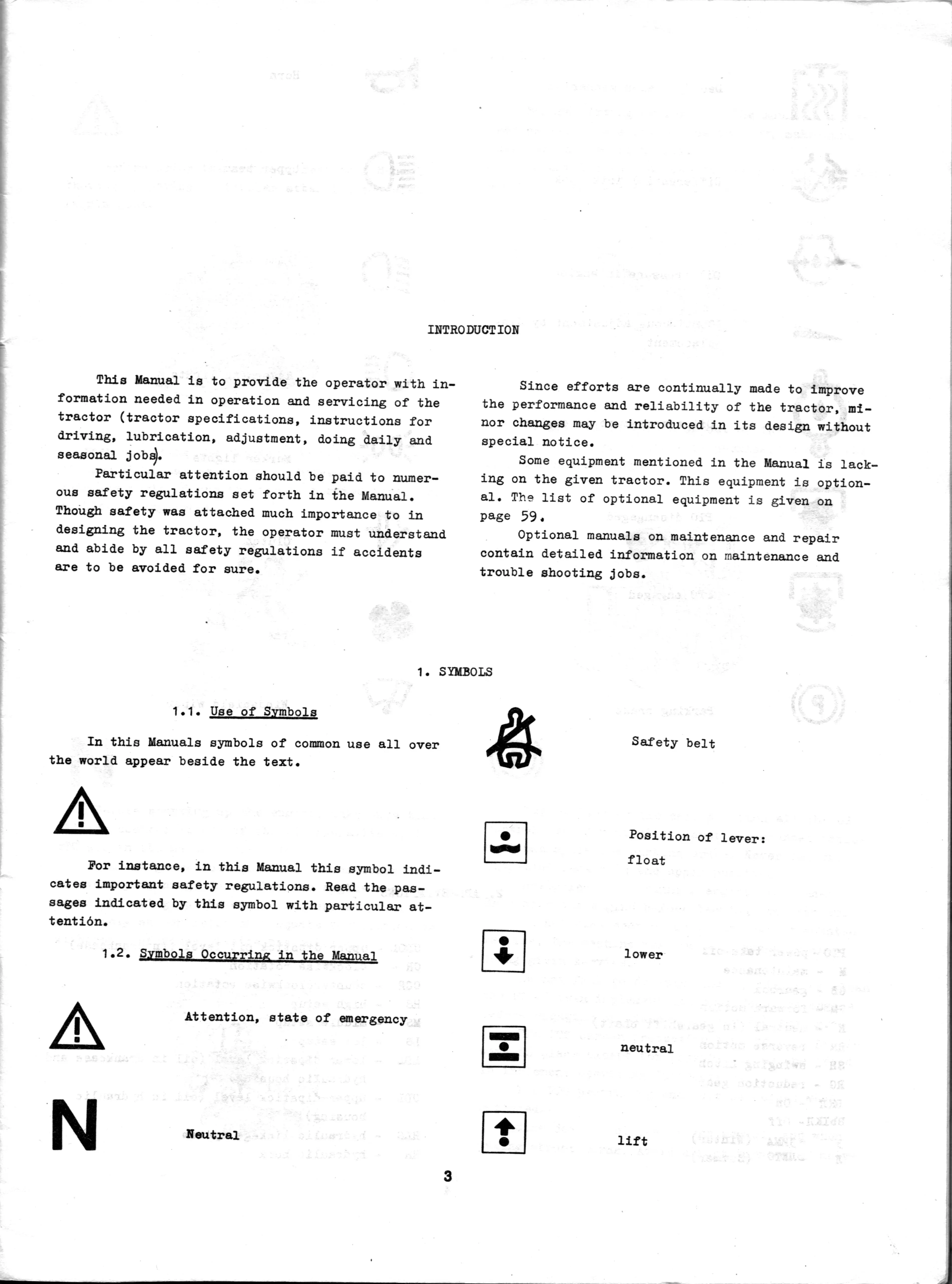 Belarus MTZ T25 T25A2 T25A3 Tractor Parts Manual preview page 6