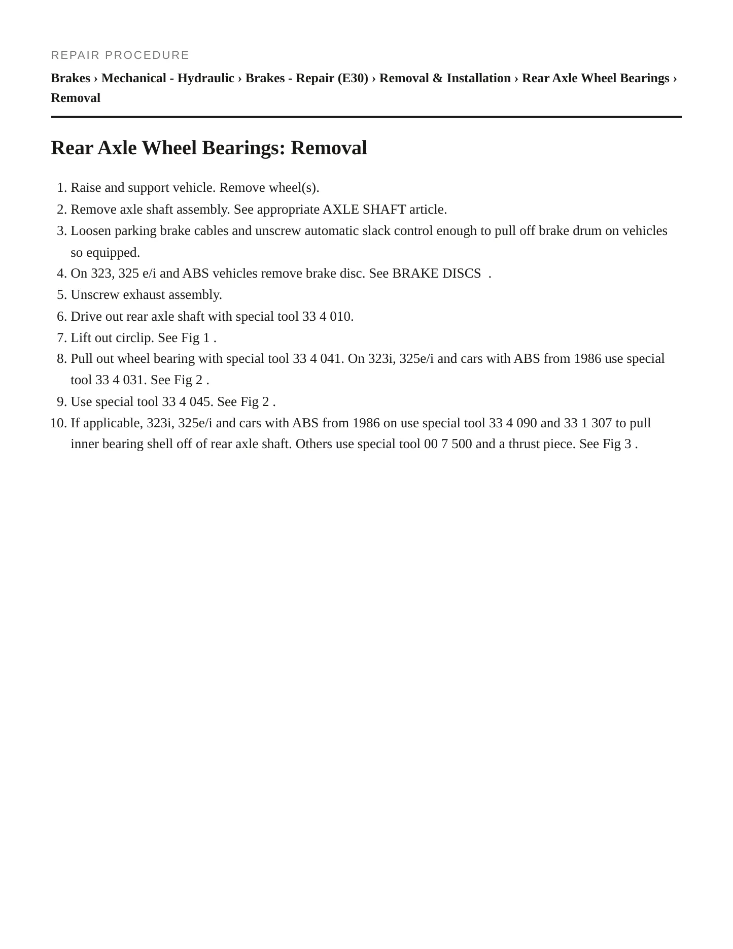 1989 BMW 325is Service and Repair Manual preview page 3