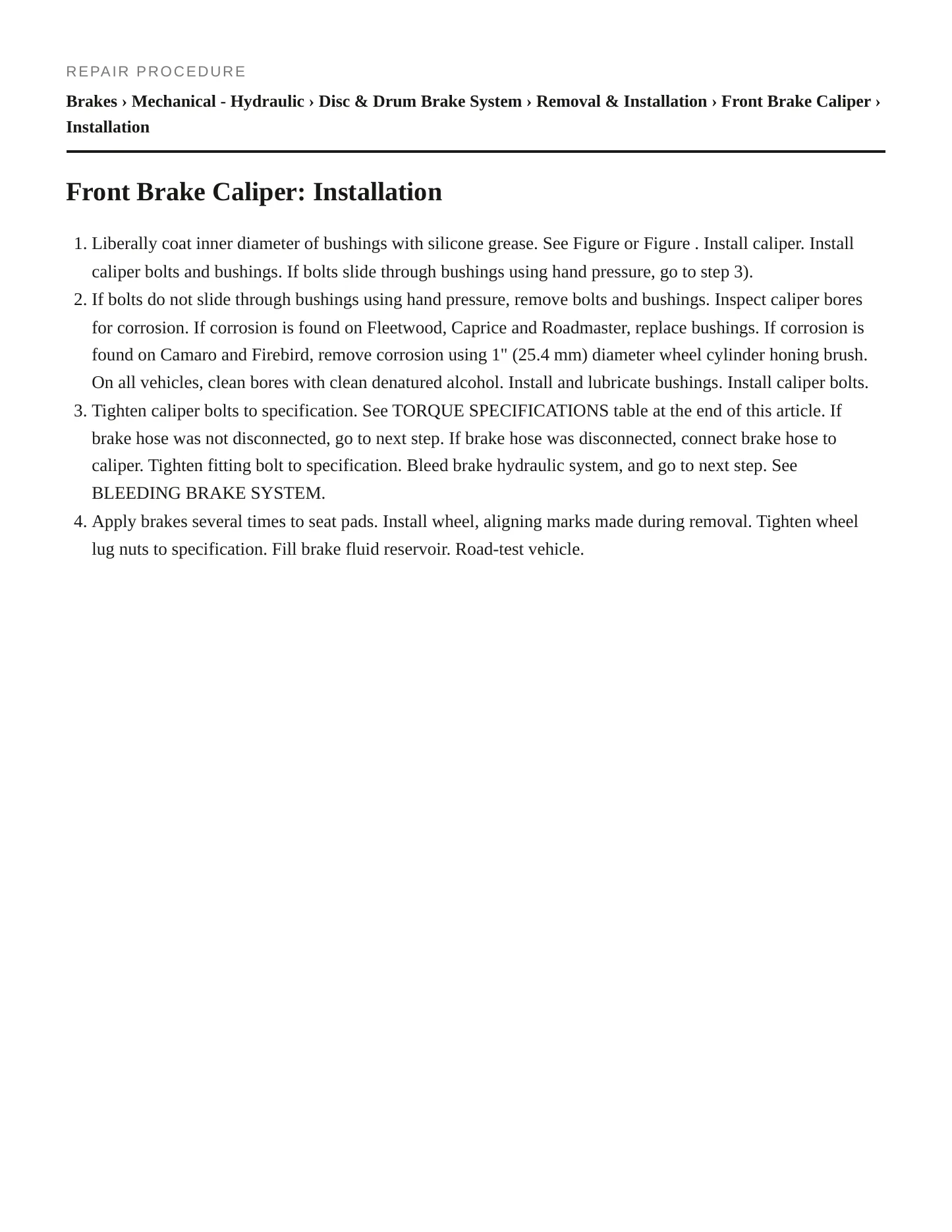 1993 Buick Roadmaster Service and Repair Manual preview page 7