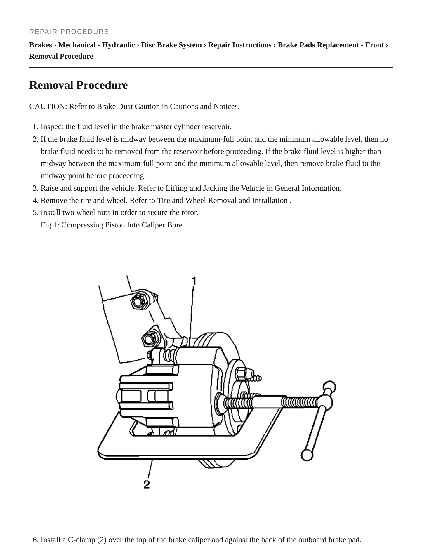 2006 Buick Rendezvous Service and Repair Manual preview page 5