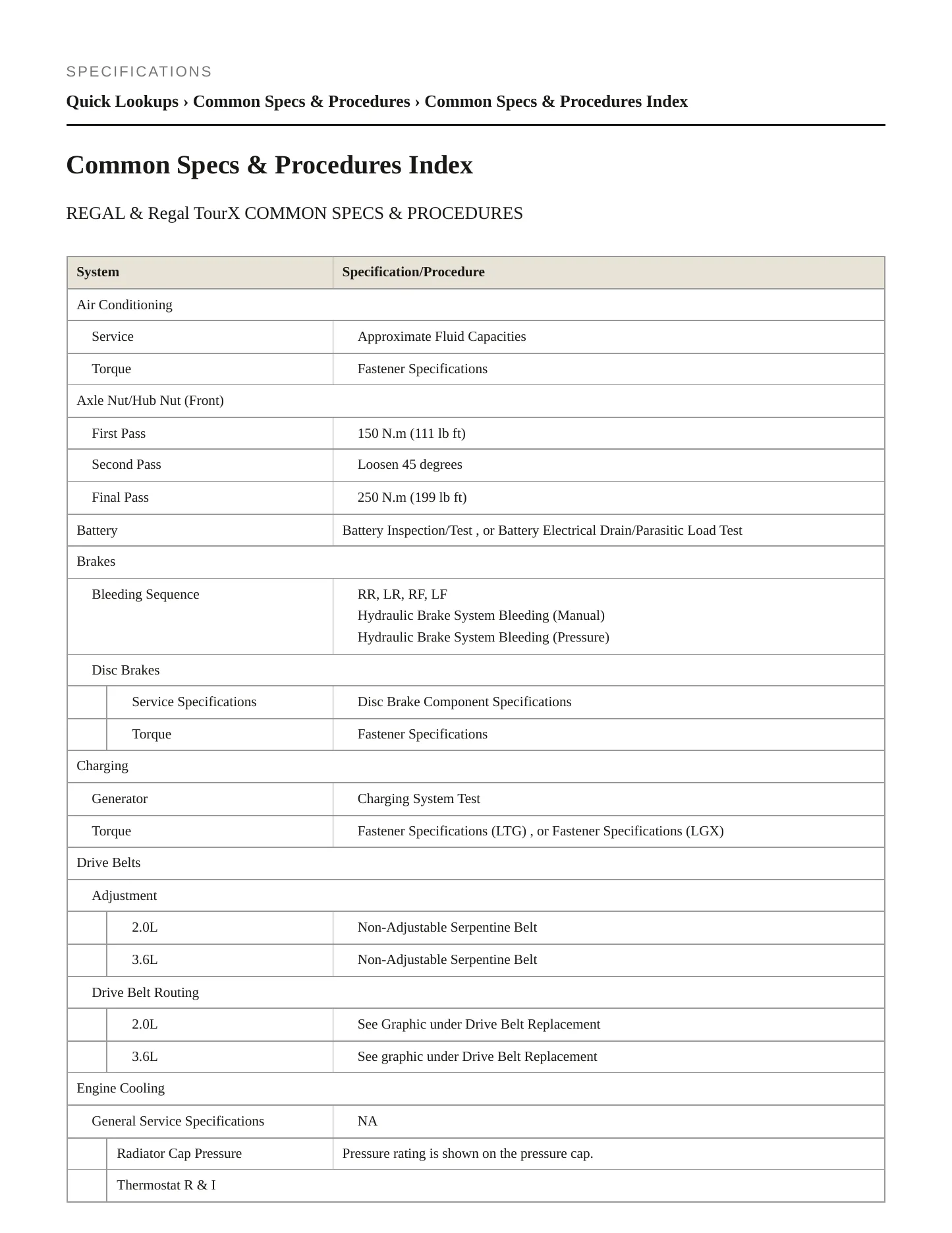 2020 Buick Regal TourX Service and Repair Manual preview page 2