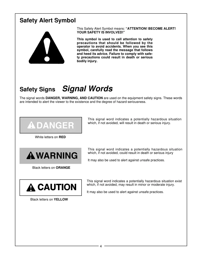 Bush Hog M346 M446 M546 Operation Attachment Operator's Manual preview page 6