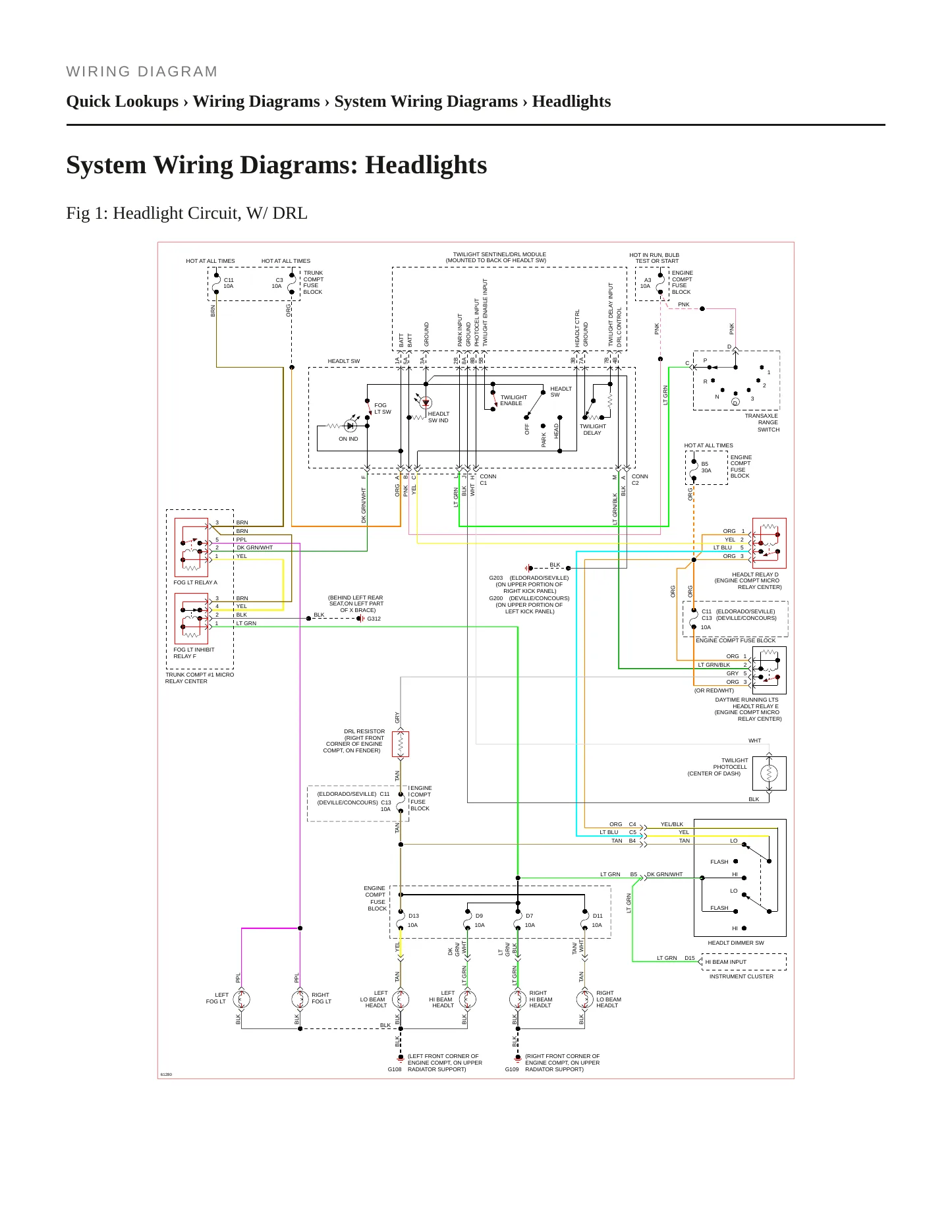 1994 Cadillac DeVille Service and Repair Manual preview page 4