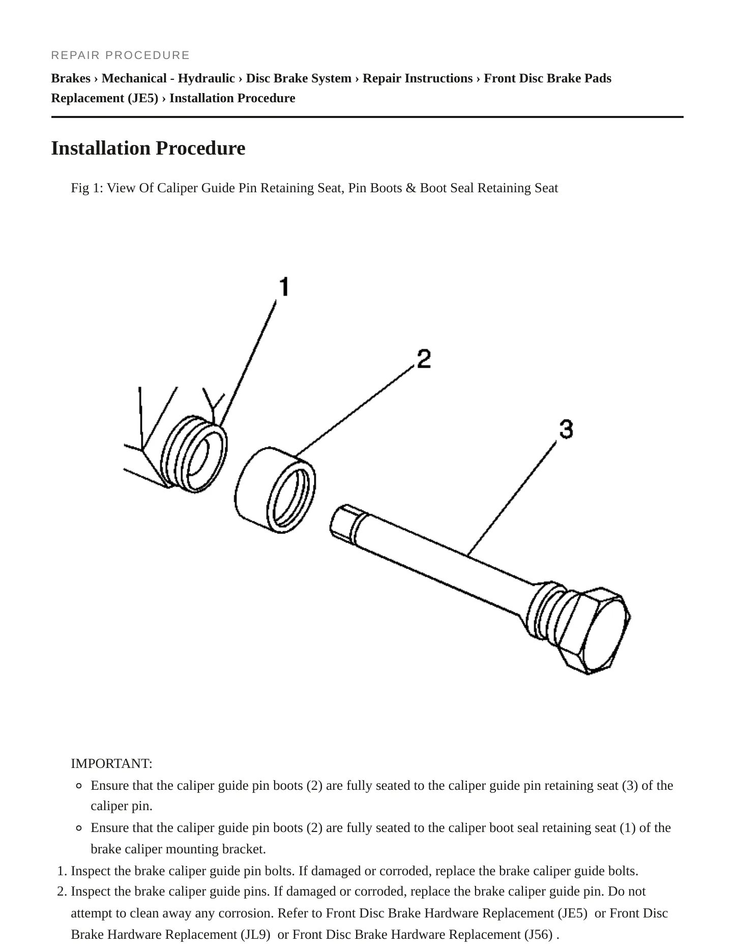 2008 Cadillac STS Service and Repair Manual preview page 5