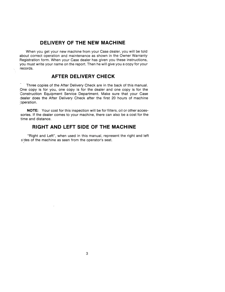 Case 350B Crawler Tractor Operator's Manual preview page 5