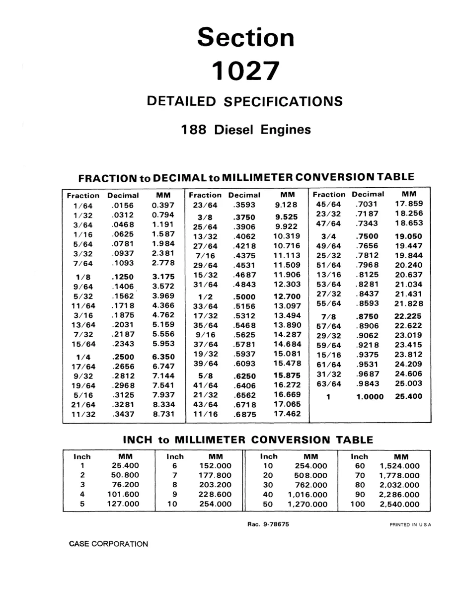 Case 480 C Tractor Service & Repair Manual Set preview page 6