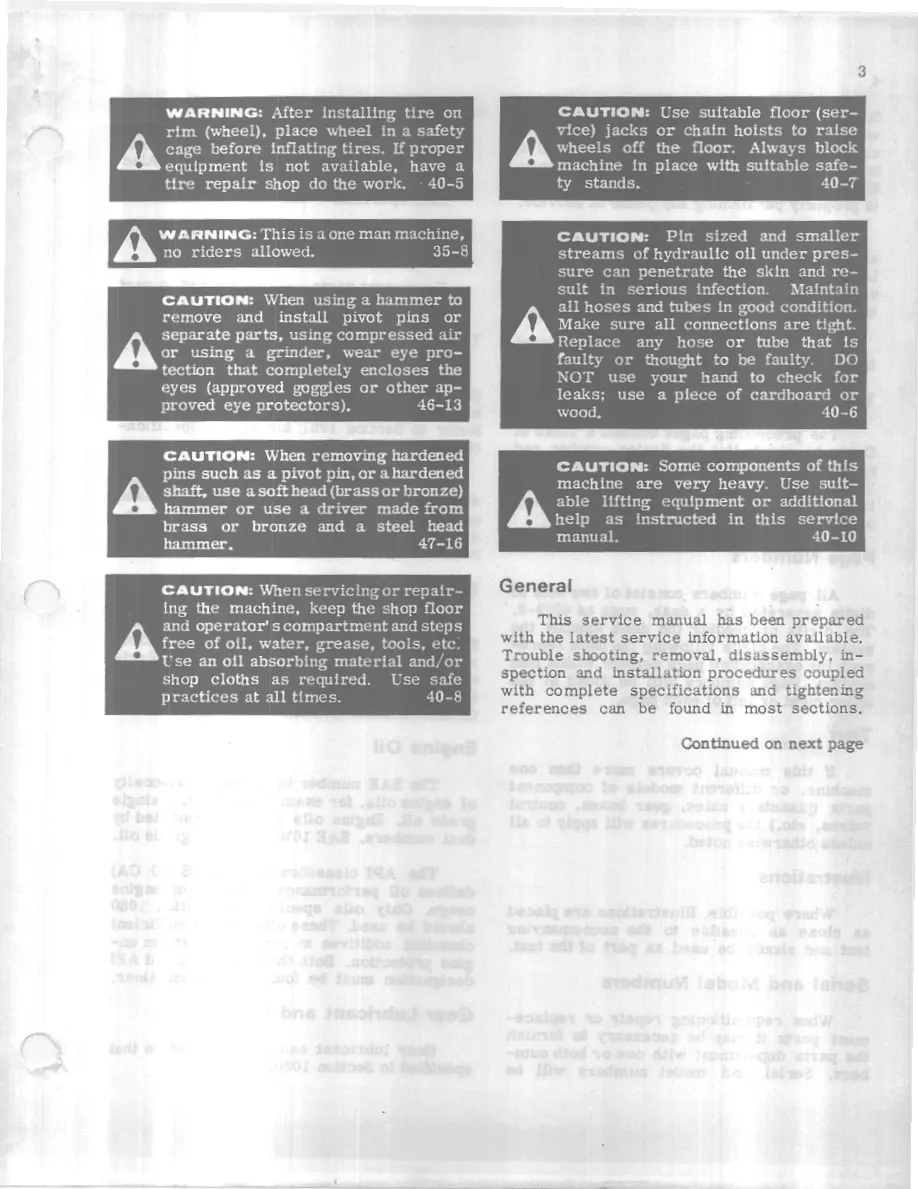 Case 480C Backhoe Loader Service & Repair Manual preview page 3