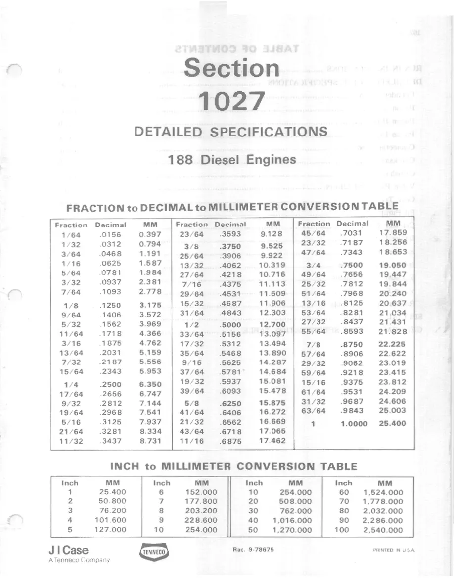 Case 480C Backhoe Loader Service & Repair Manual preview page 6