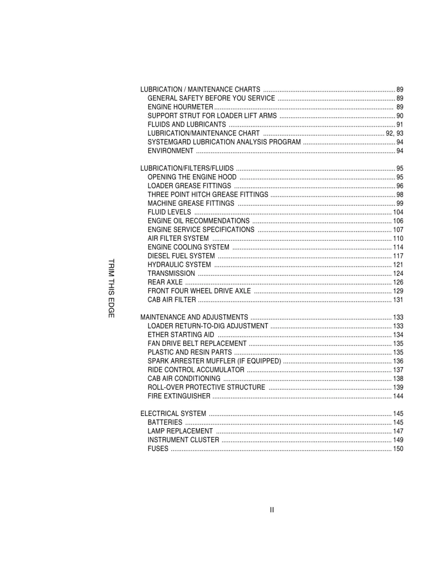 Case 570LXT Loader LandSCAPER Operator's Manual preview page 4