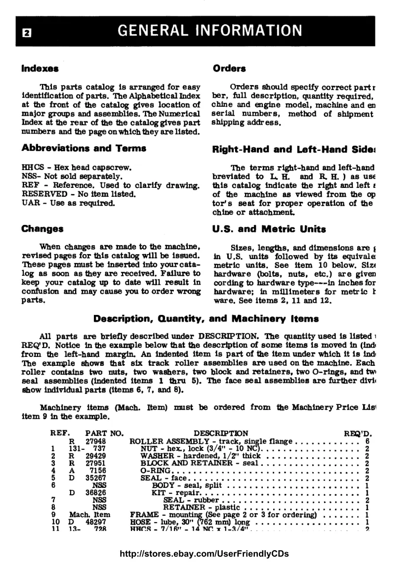 Case 580 C TLB Tractor Parts Manual preview page 3
