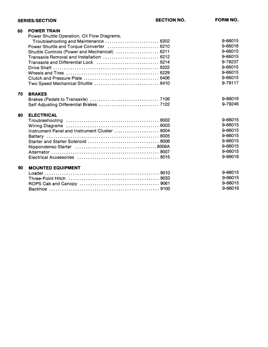 Case 580C Backhoe Loader Tractor Service & Repair Manual preview page 3
