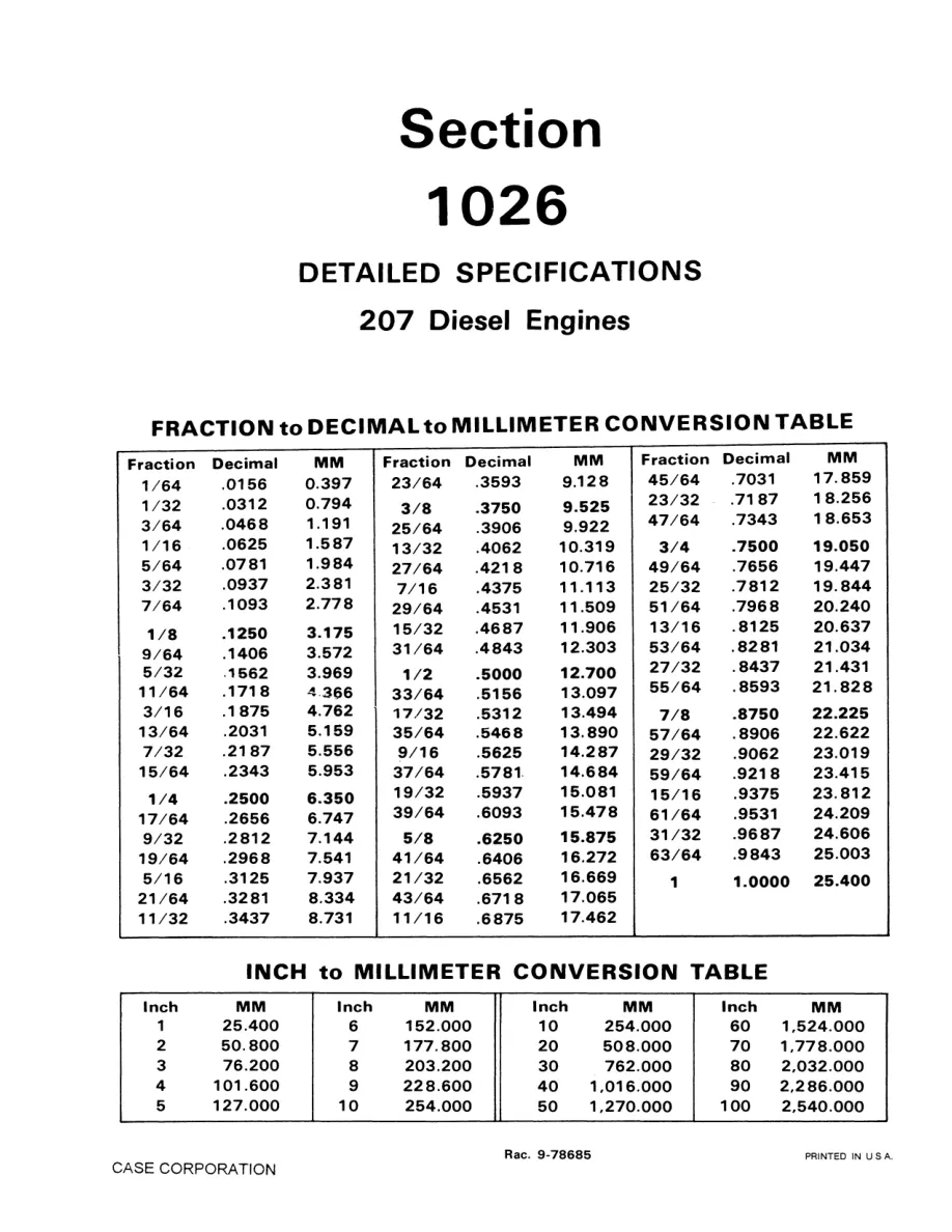 Case 580C Backhoe Loader Tractor Service & Repair Manual preview page 6
