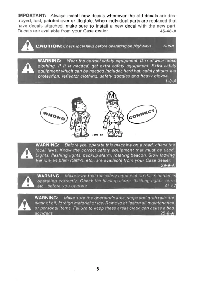 Case 580C TLB Tractor Parts Manual preview page 6