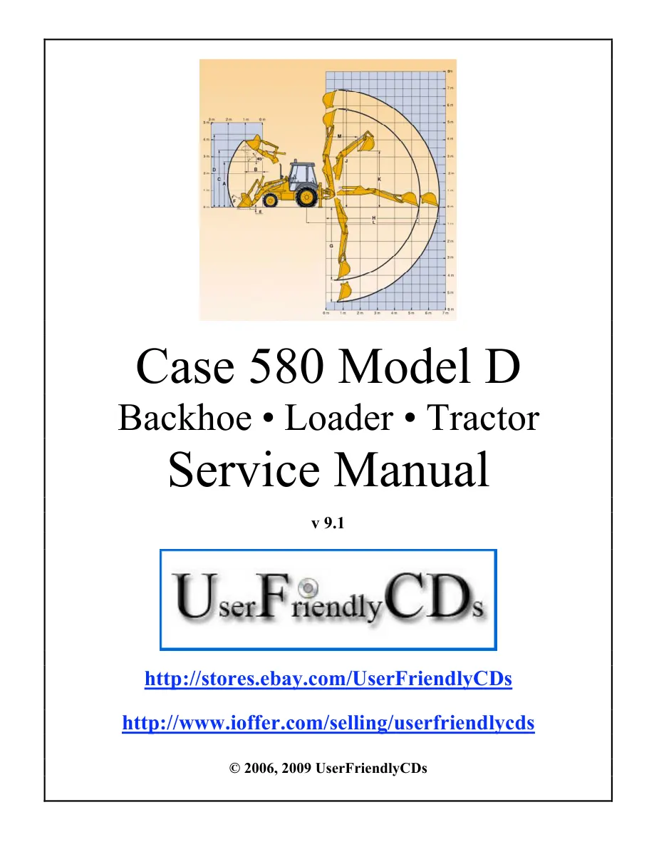 Case 580D 580SD 580 Super D TLB Tractor Parts Manual preview page 1