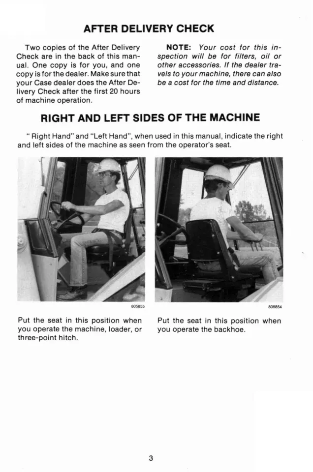 Case 580E 580SE Tractor Operator's Manual preview page 5