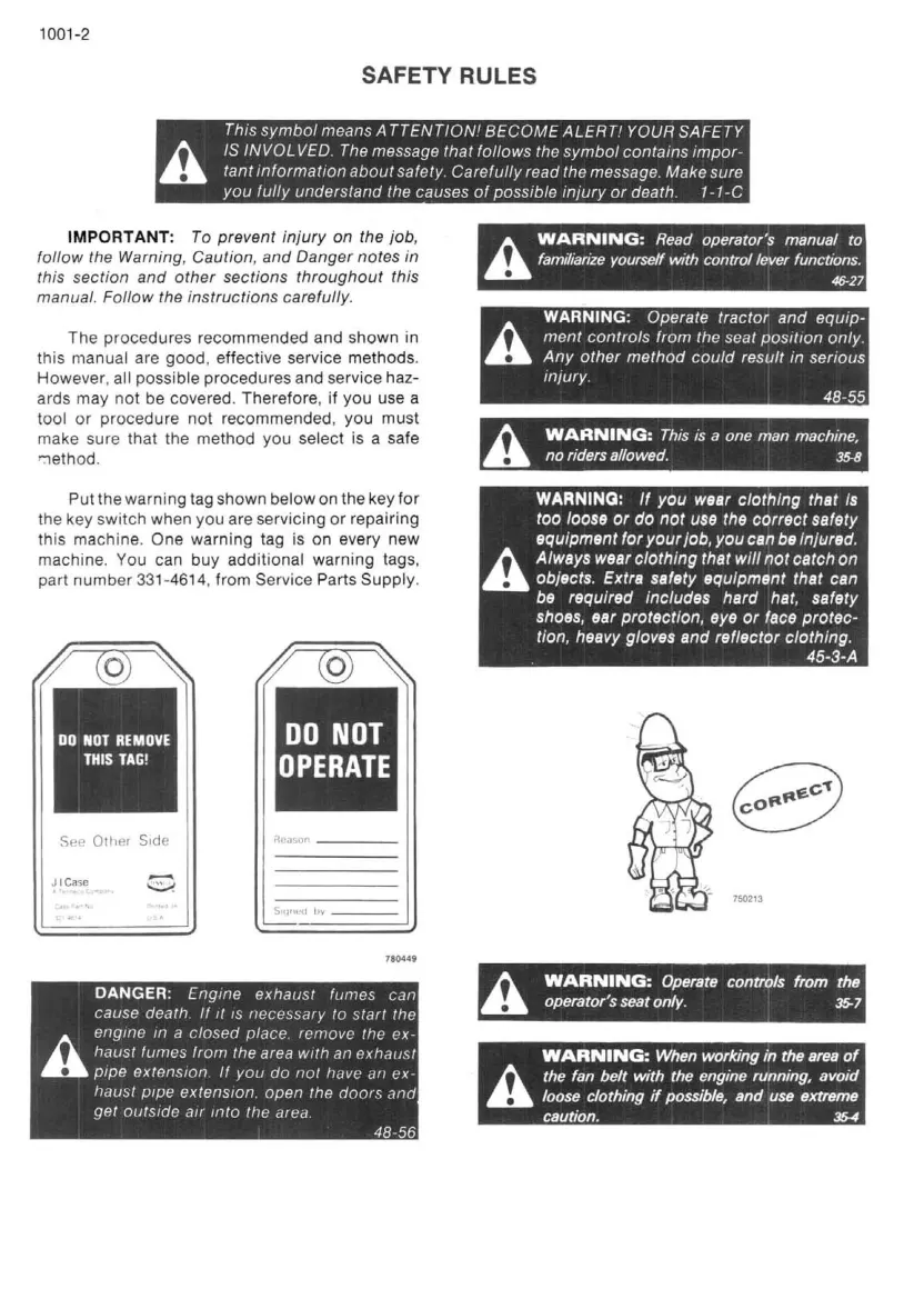 Case 580K 580 K Construction King Loader Backhoe Tractor Parts Manual preview page 6