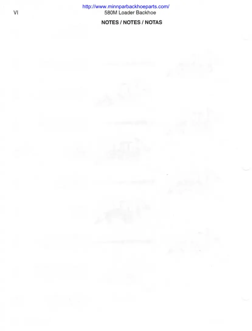 Case 580M 580 Super M Loader Backhoe Tractor Parts Manual preview page 2