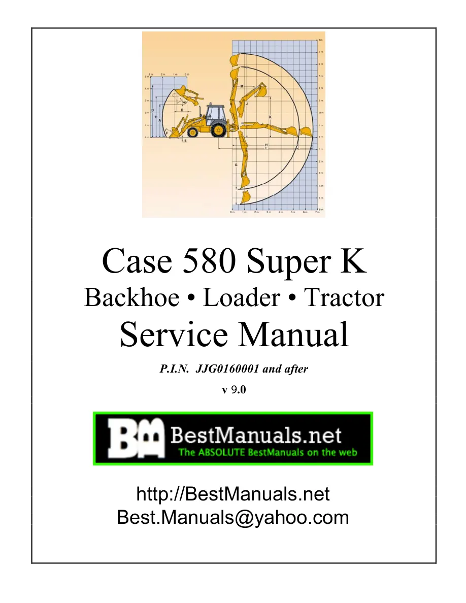 Case 580SK Tractor Backhoe Service & Repair Manual preview page 1