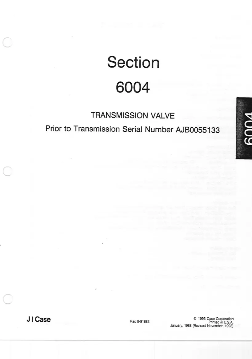 Case 7000 7100 Magnum Series Tractor Service & Repair Manual preview page 1