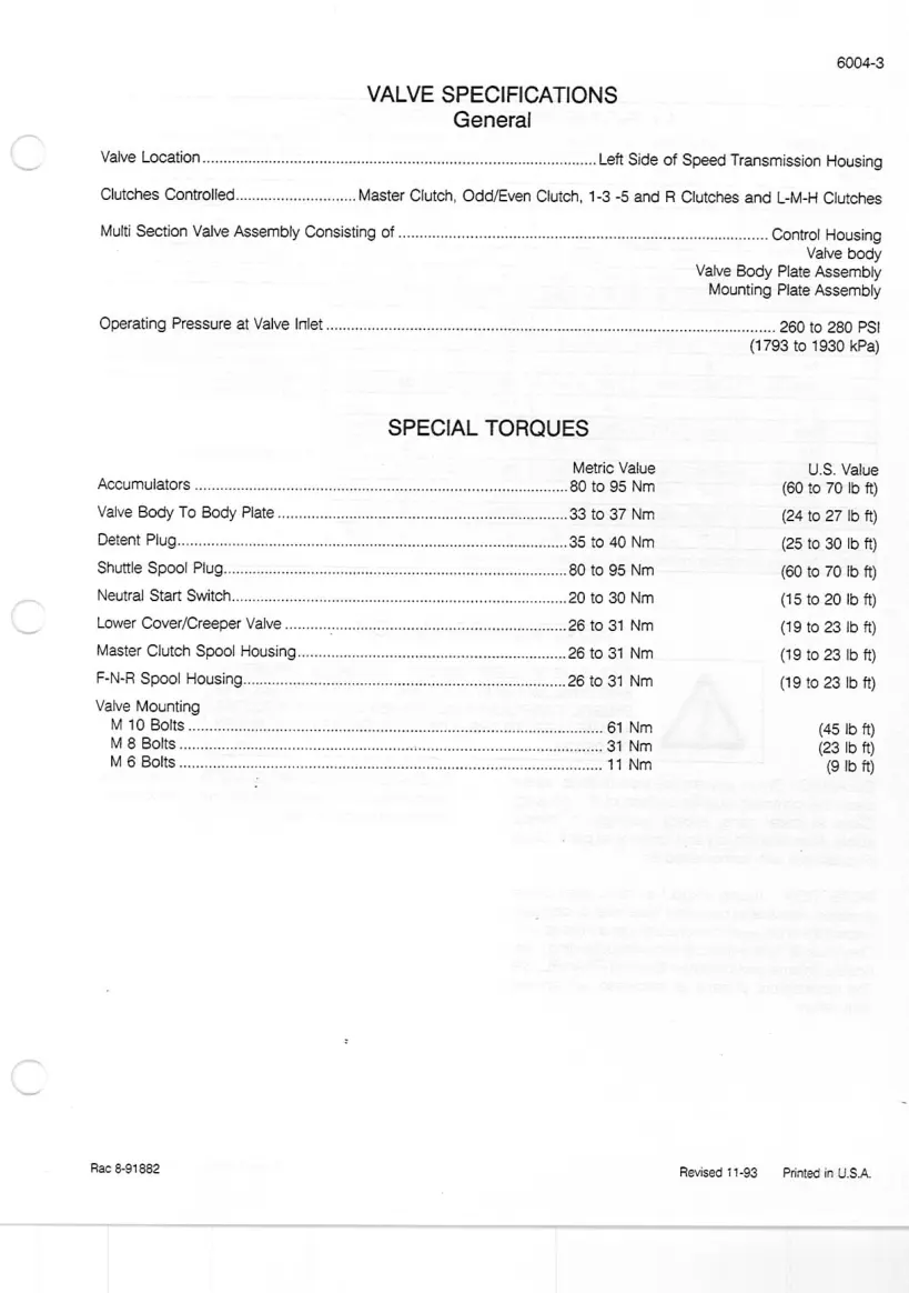 Case 7000 7100 Magnum Series Tractor Service & Repair Manual preview page 3