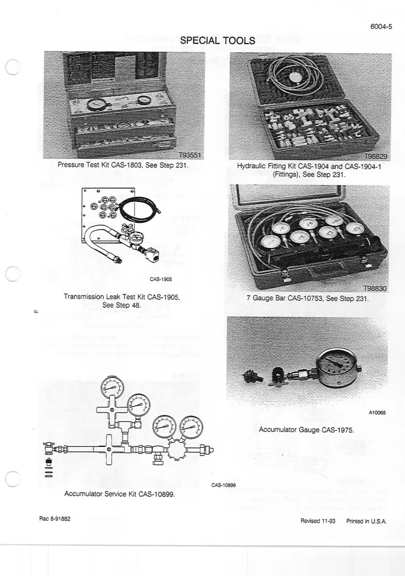 Case 7000 7100 Magnum Series Tractor Service & Repair Manual preview page 5