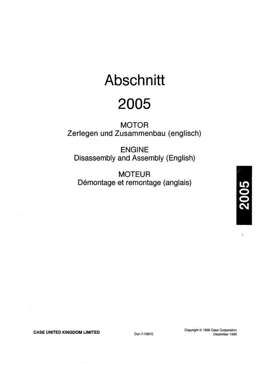 Case CS100 CS110 CS120 CS130 CS150 Tractors Service & Repair Manual preview page 3