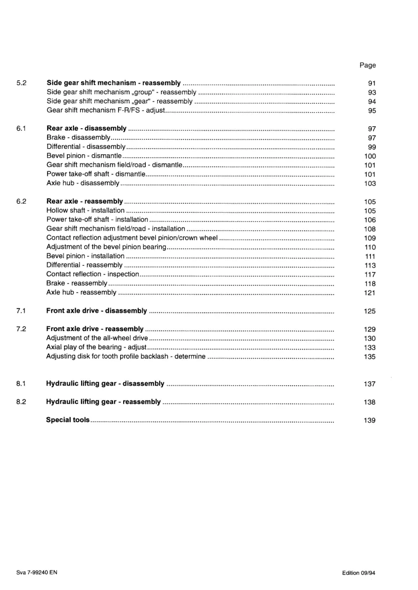 Case CS78 & CS86 CS94 Tractor Service & Repair Manual preview page 6