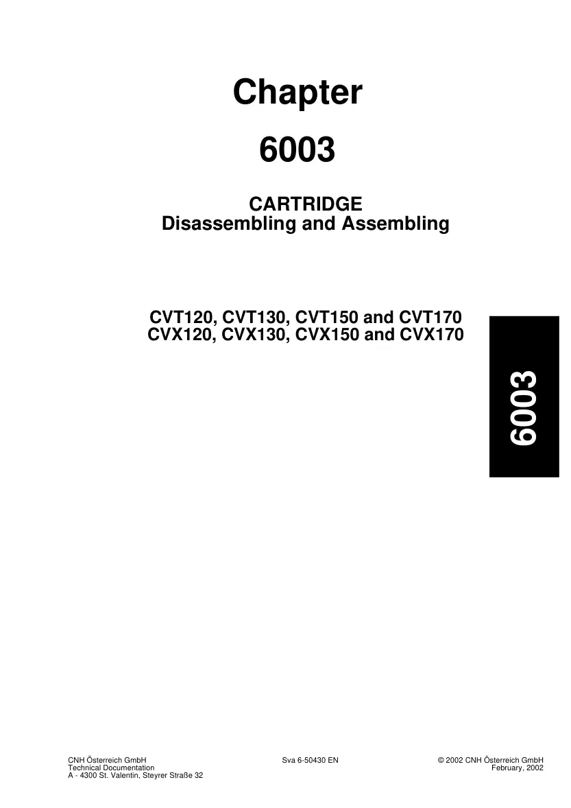 Case CVX Series Tractor Service & Repair Manual preview page 1
