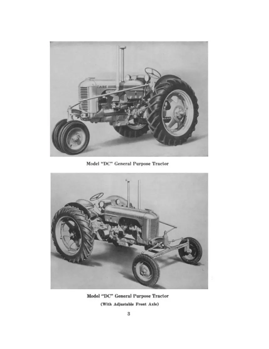 Case D Dc Do Orchard Grove Tractor Operator's Manual preview page 4