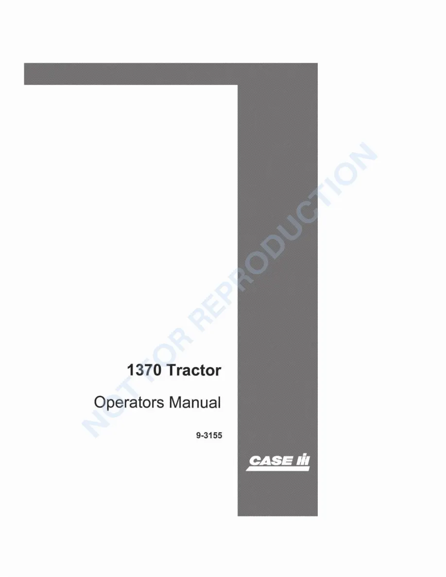Case David Brown 1270 1370 1570 Tractor Service & Repair Manual preview page 1