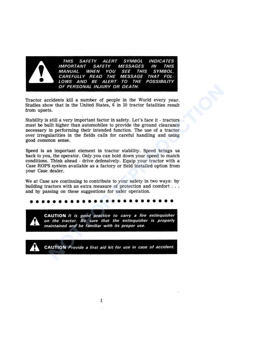 Case David Brown 1270 1370 1570 Tractor Service & Repair Manual preview page 3
