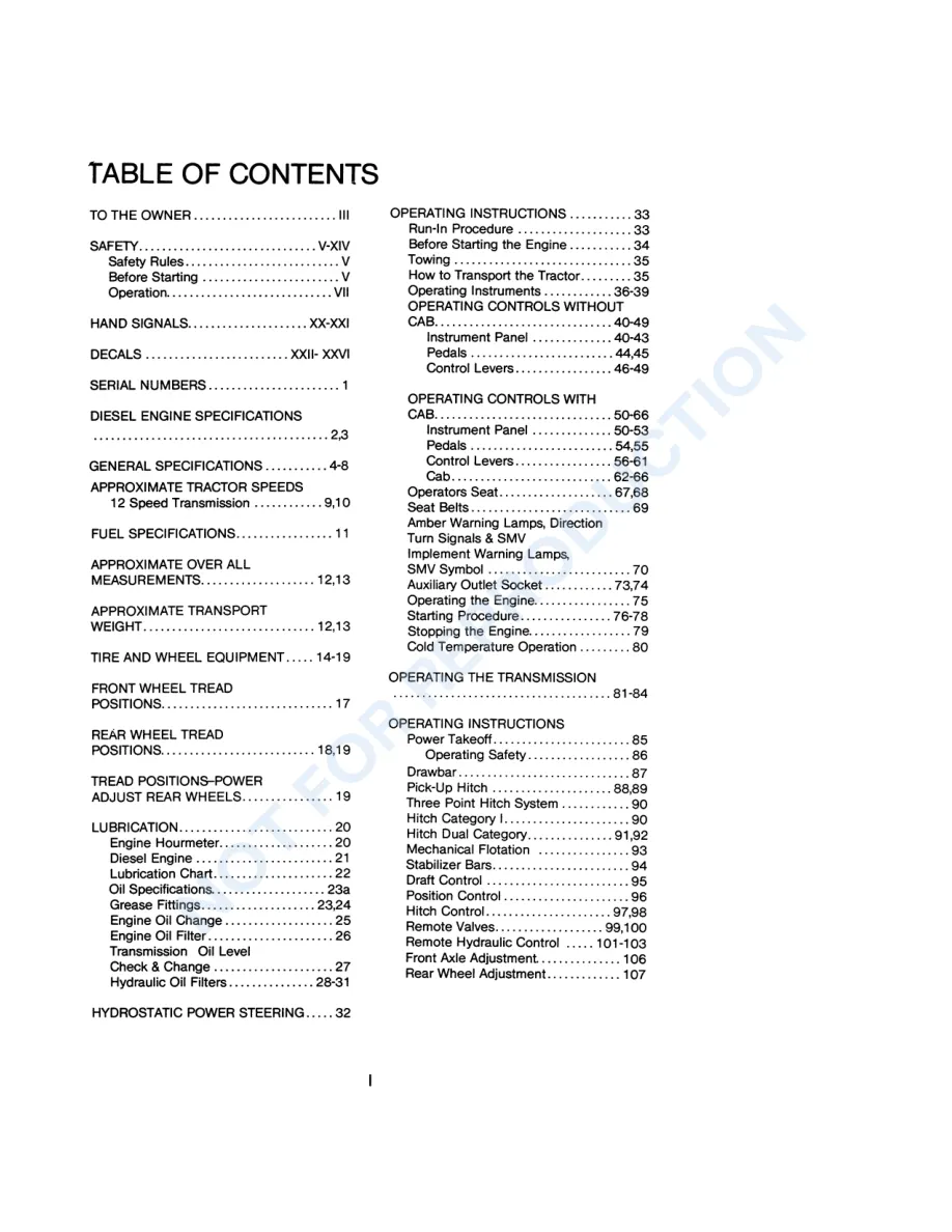 Case David Brown IH 1194 Tractor Service & Repair Manual preview page 3