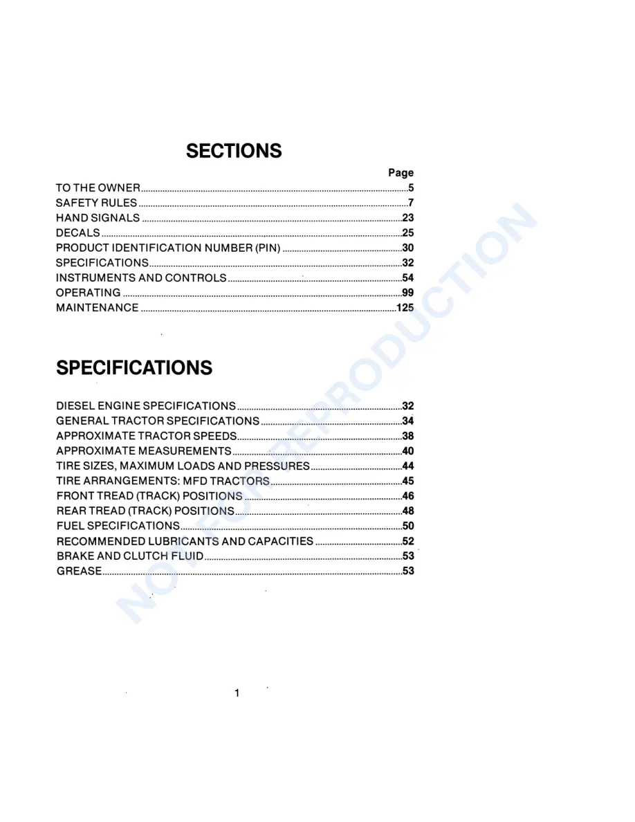 Case IH 1690 Tractor Service & Repair Manual preview page 3