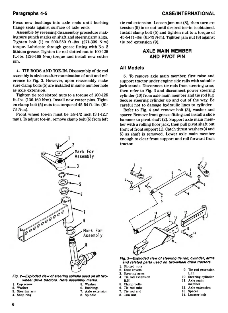 Case IH 2096 Tractor Service & Repair Manual preview page 5
