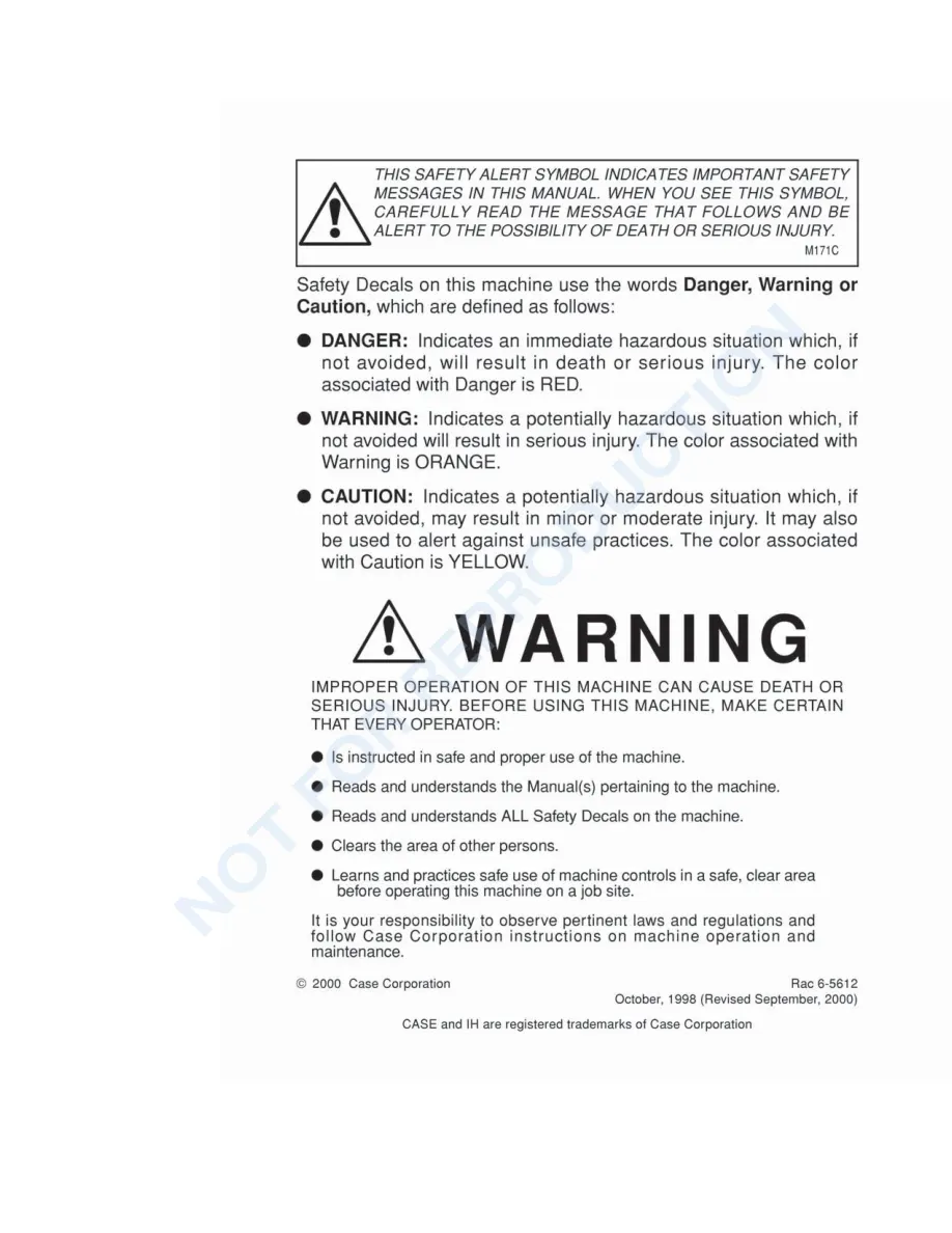 Case IH 2377 2388 2577 2588 Combine Service & Repair Manual preview page 2