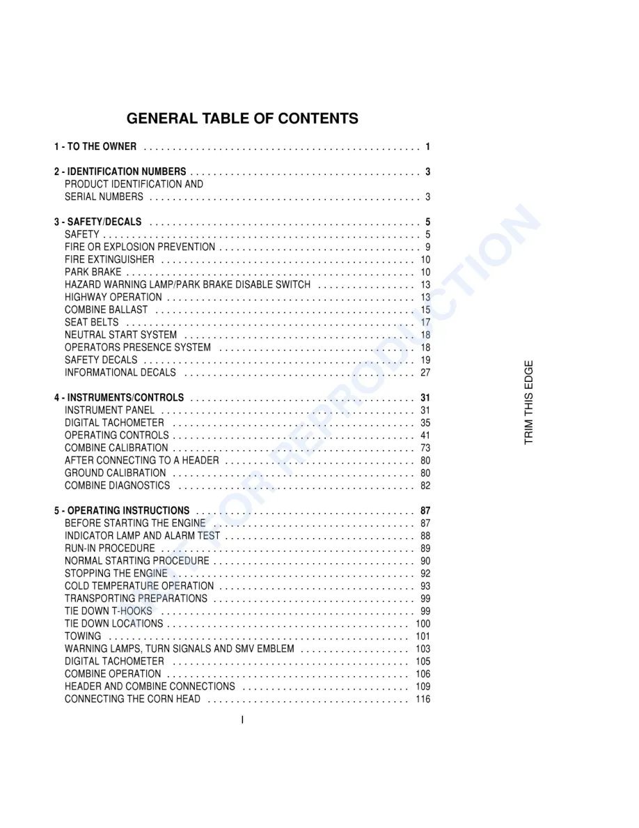 Case IH 2377 2388 2577 2588 Combine Service & Repair Manual preview page 4